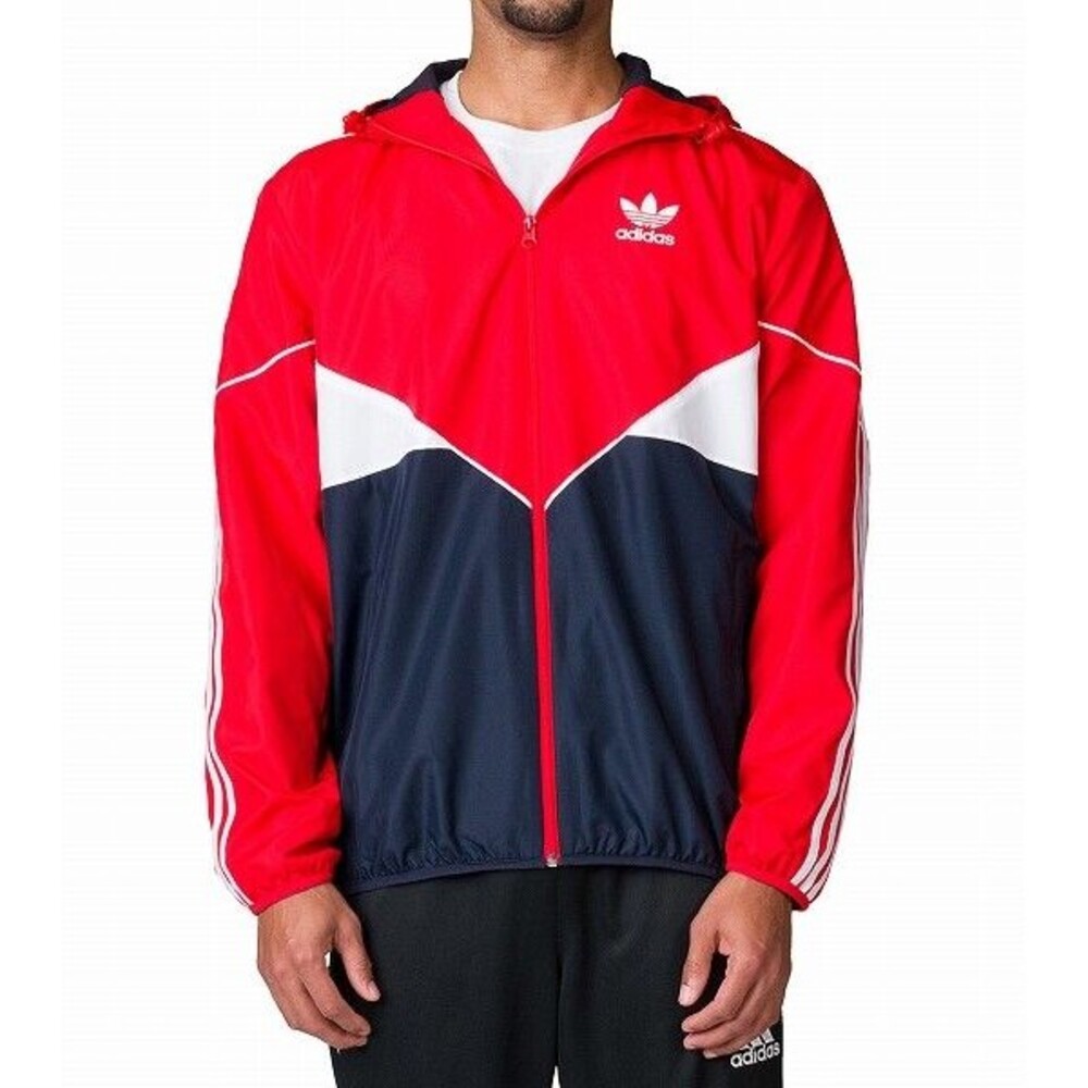 Adidas Originals Vintage Super Rare Jacket Red White Blue M